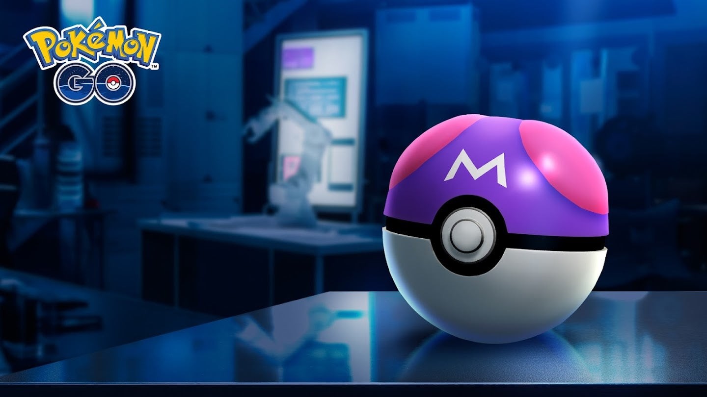 Hình ảnh Master Ball trong game Pokémon Go