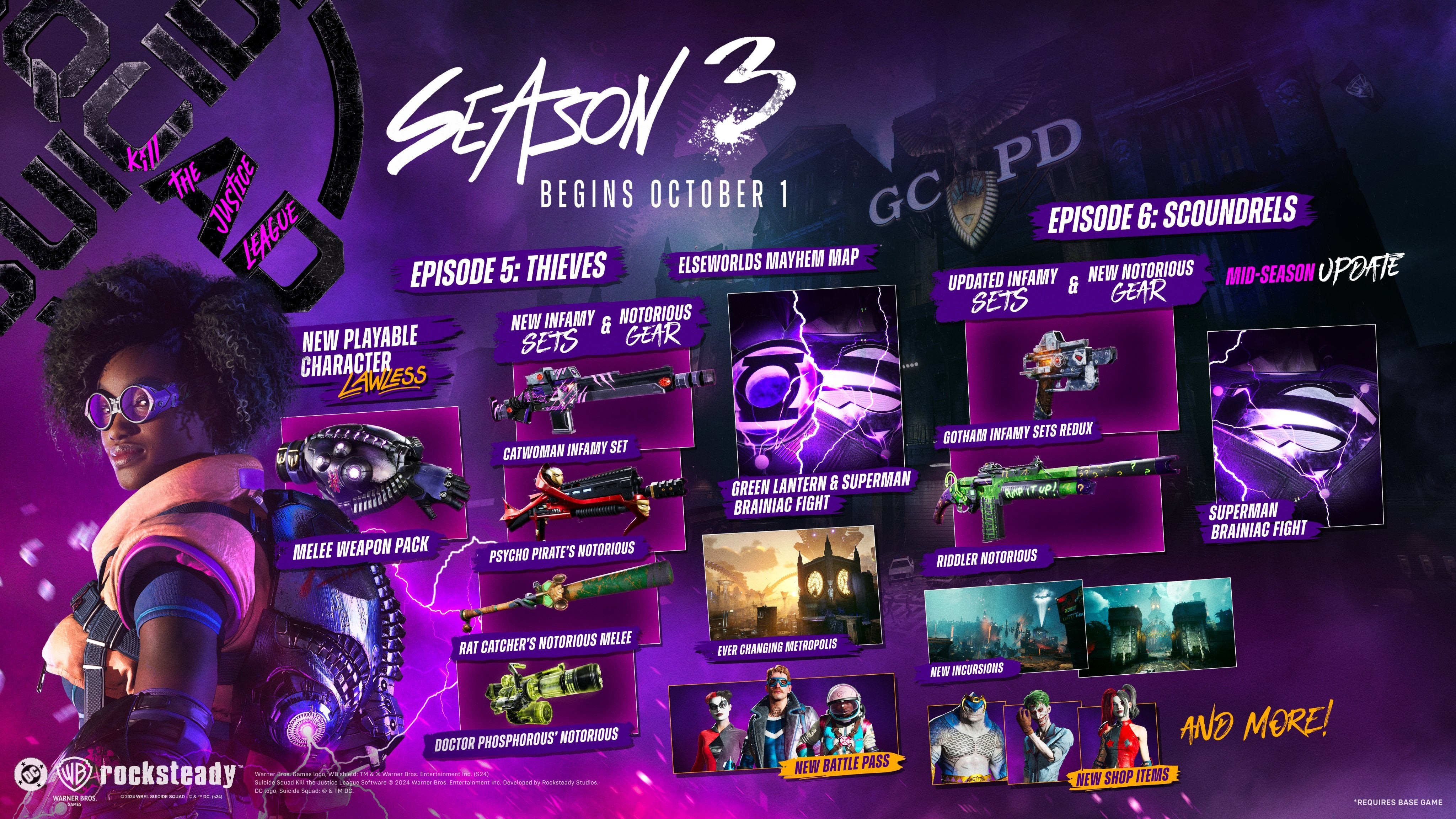 Hình ảnh mùa 3 Suicide Squad Kill the Justice League cho thấy sự vắng vẻ
