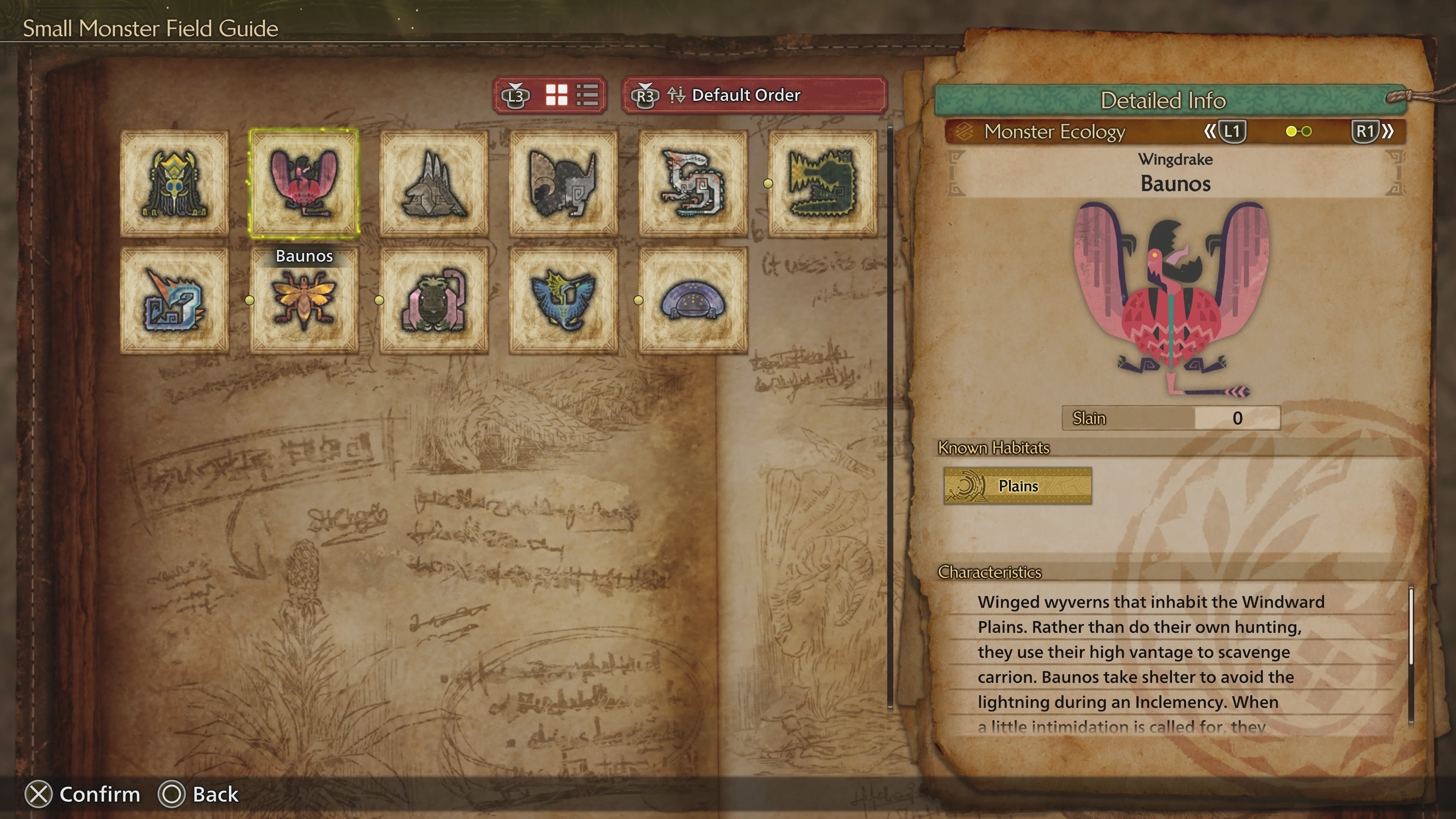 Hình ảnh mục nhật ký quái vật nhỏ Baunos