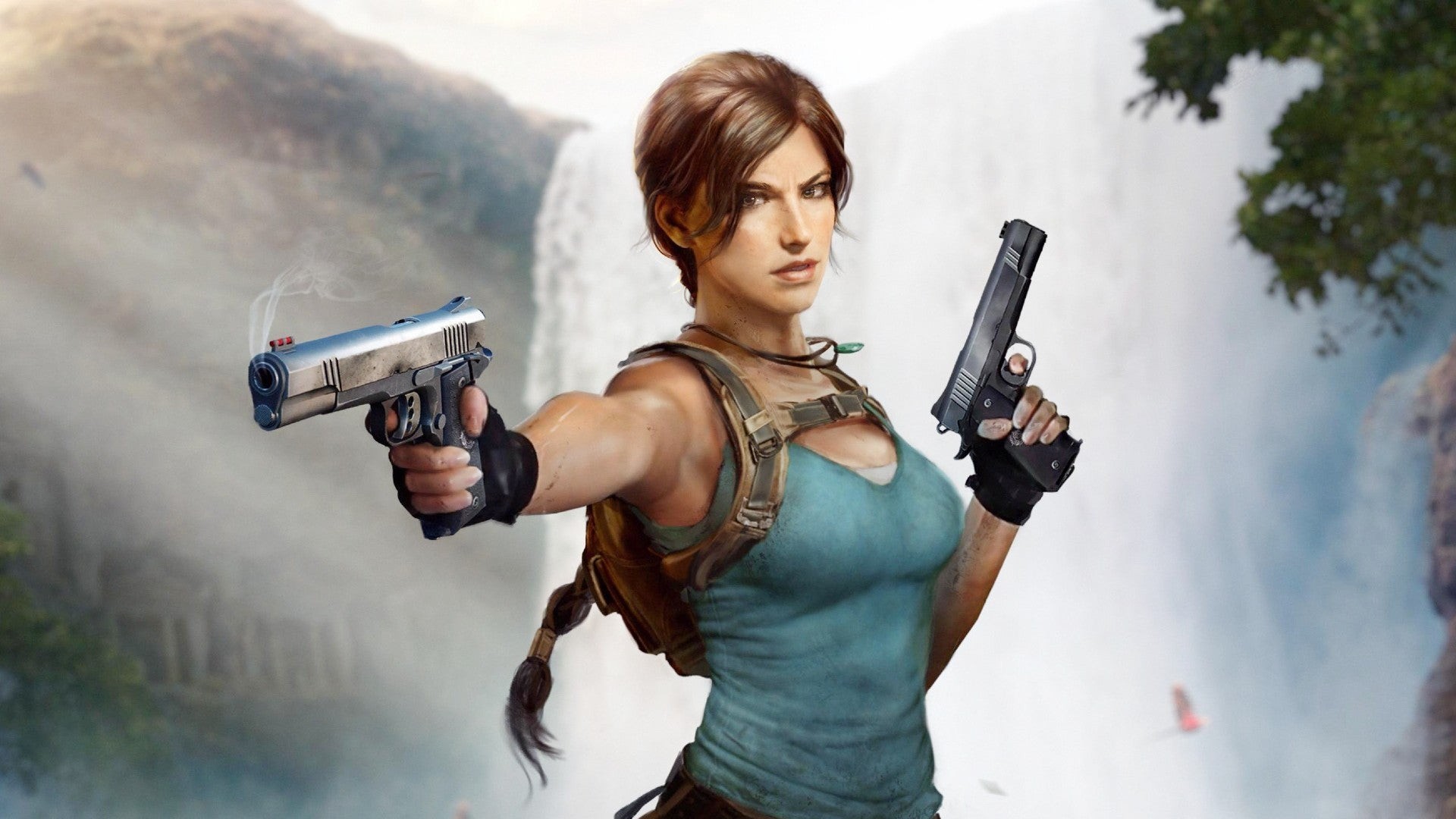 Hình ảnh nghệ thuật chính thức thể hiện Lara Croft trong game Tomb Raider mới phát triển bởi Crystal Dynamics và Amazon