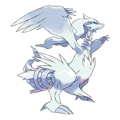 Hình ảnh Pokémon huyền thoại Reshiram hệ Rồng và Lửa
