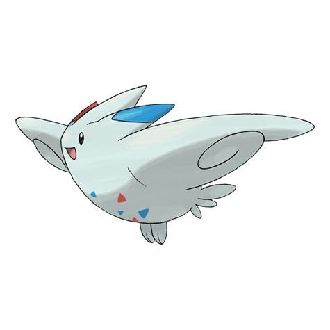 Hình ảnh Pokémon Togekiss duyên dáng trên bầu trời