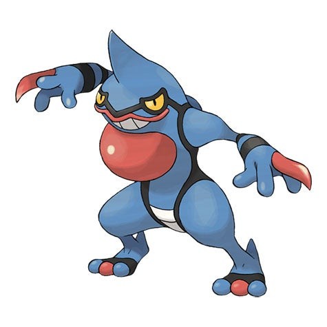 Hình ảnh Pokémon Toxicroak với vẻ ngoài độc đáo