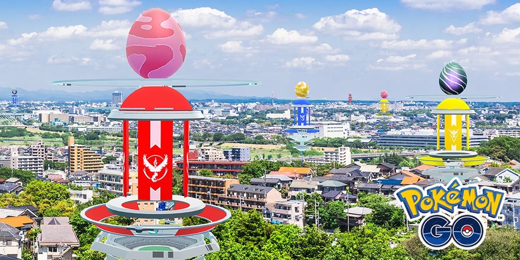 Hình ảnh sự kiện Đột Kích Đặc Biệt trong Pokémon Go với nhiều người chơi