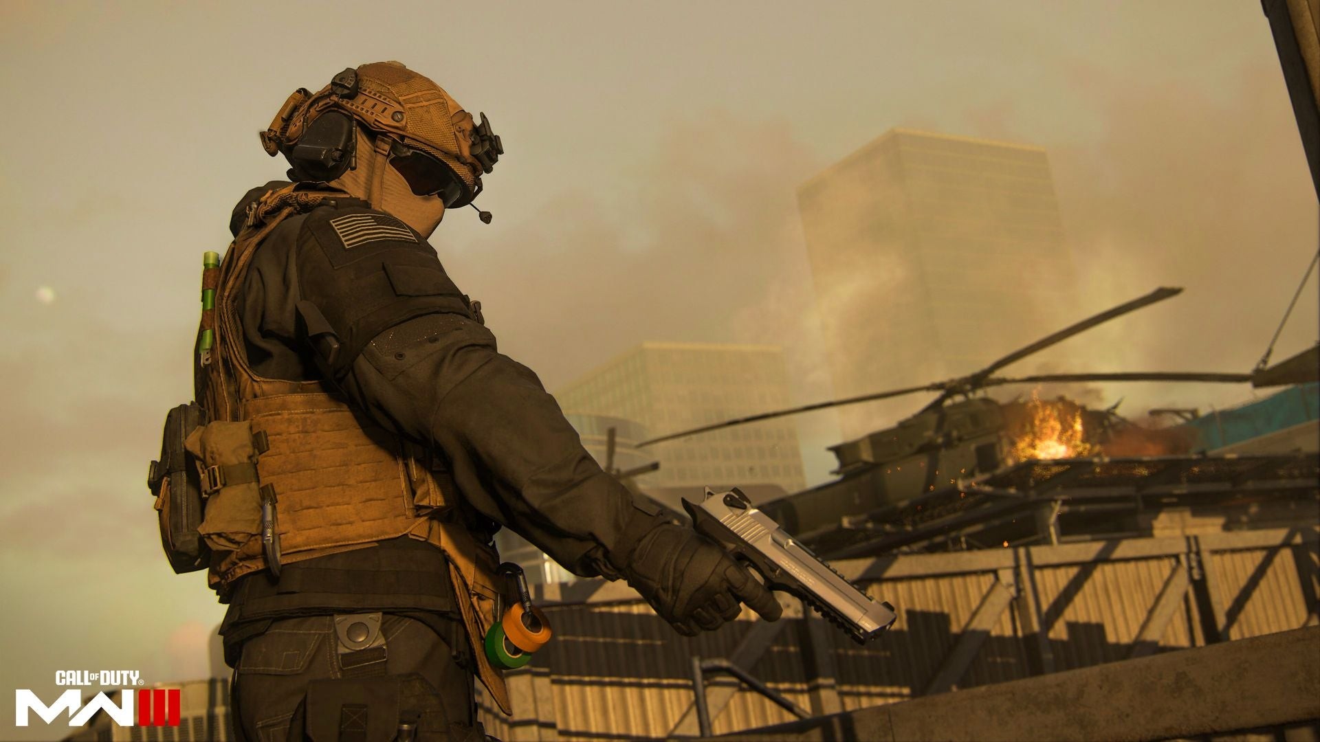 Hình ảnh súng lục COR-45 trong menu chọn vũ khí của Modern Warfare 3