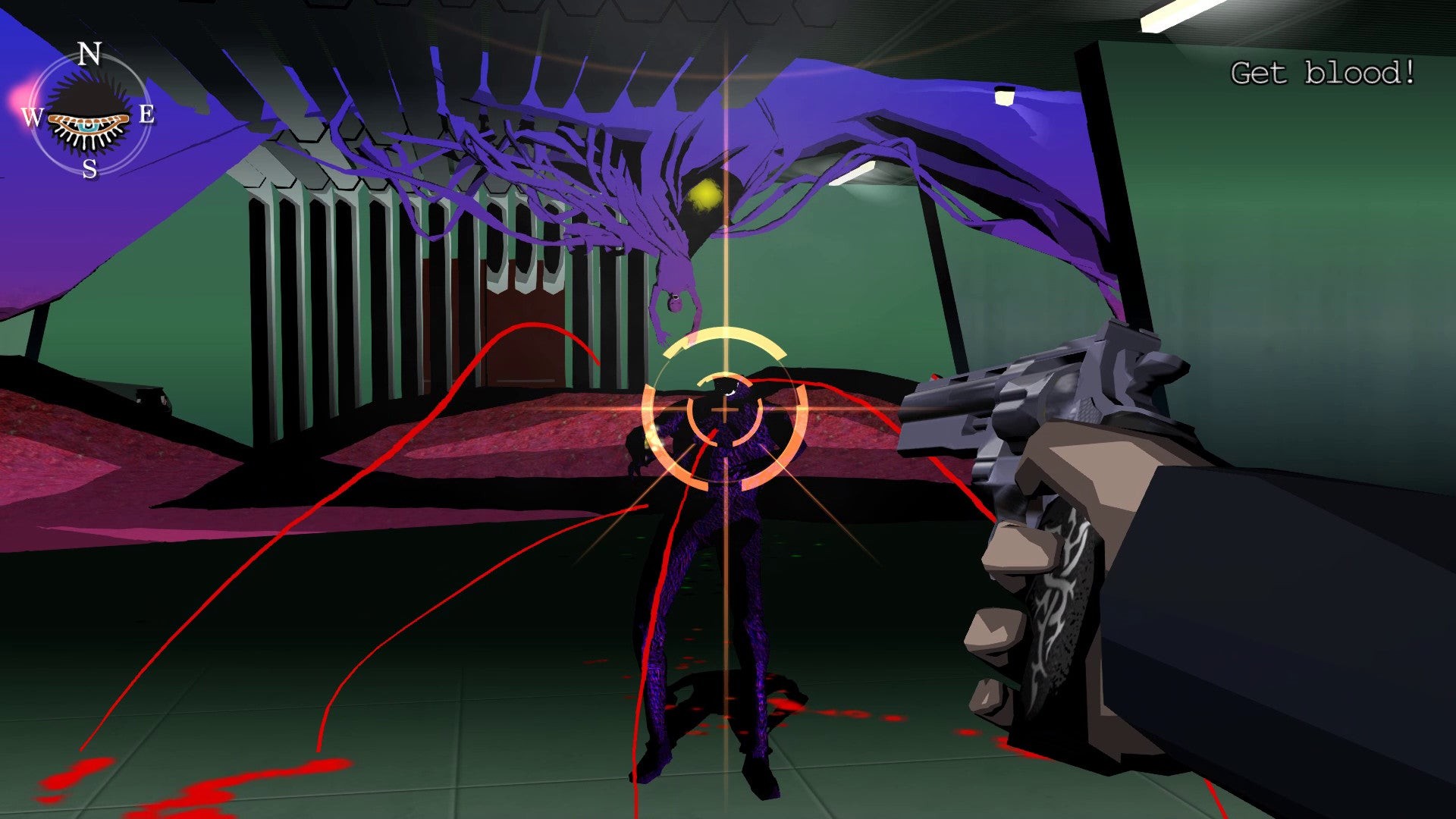 Hình ảnh trích từ Killer 7 với phong cách đặc biệt