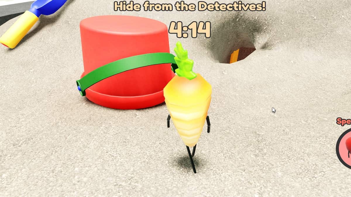 Hố cát bí mật dẫn đến Safety First Egg trong Secret Staycation
