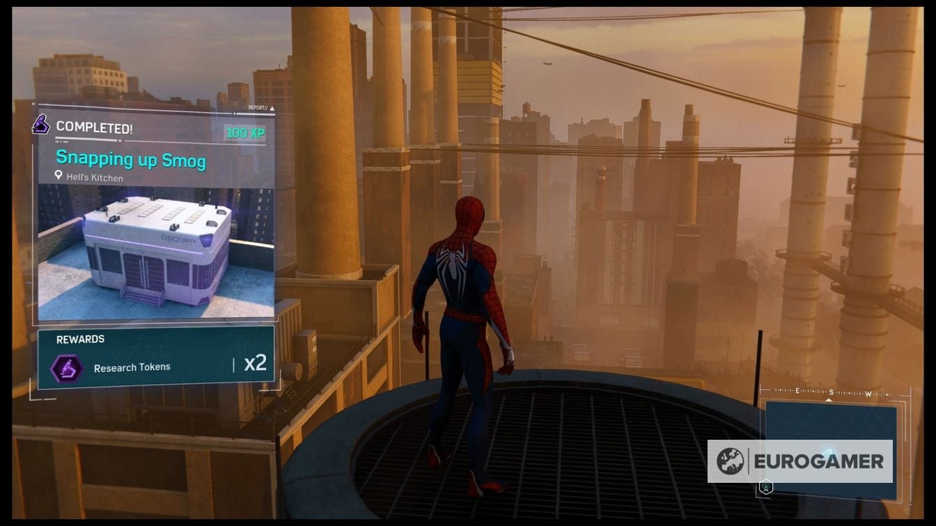 Hoàn thành Research Stations trong Spider-Man