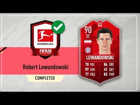 Hoàn thành SBC Lewandowski POTM 90 FIFA 20 phương pháp rẻ nhất