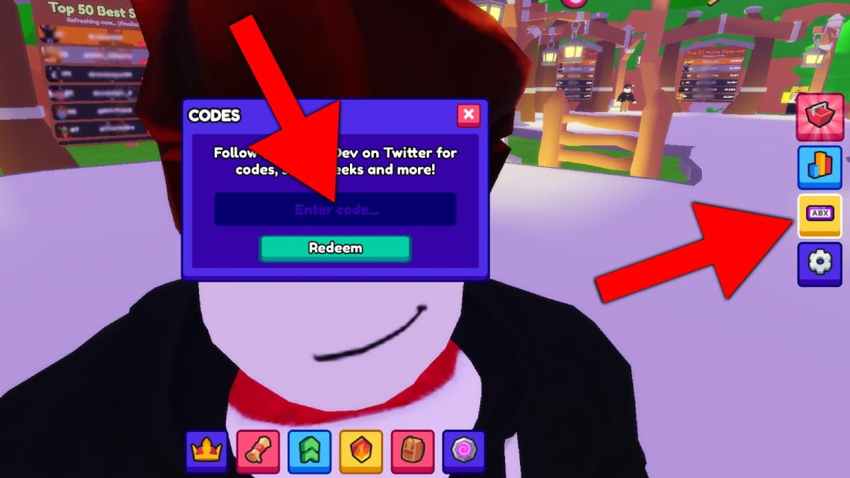 Hướng dẫn cách nhập code trong game Button Simulator Mania trên Roblox để nhận quà miễn phí