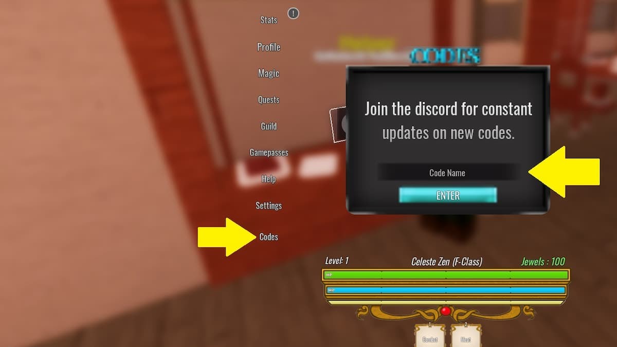 Hướng dẫn chi tiết các bước nhập code trong game Roblox Fairy Tail Magic Era