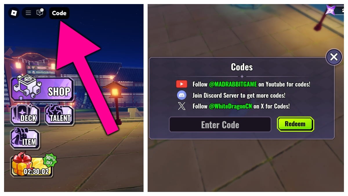 Hướng dẫn sử dụng mã code Anime Fate Echoes