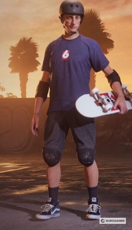 Huyền thoại trượt ván Tony Hawk trong game