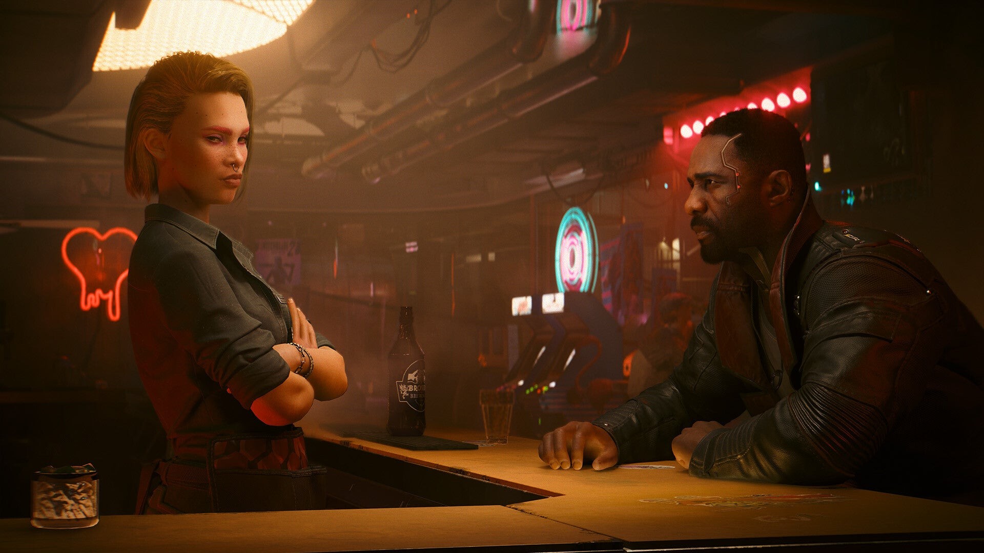 Idris Elba trong vai Solomon Reed trong Cyberpunk 2077 Phantom Liberty