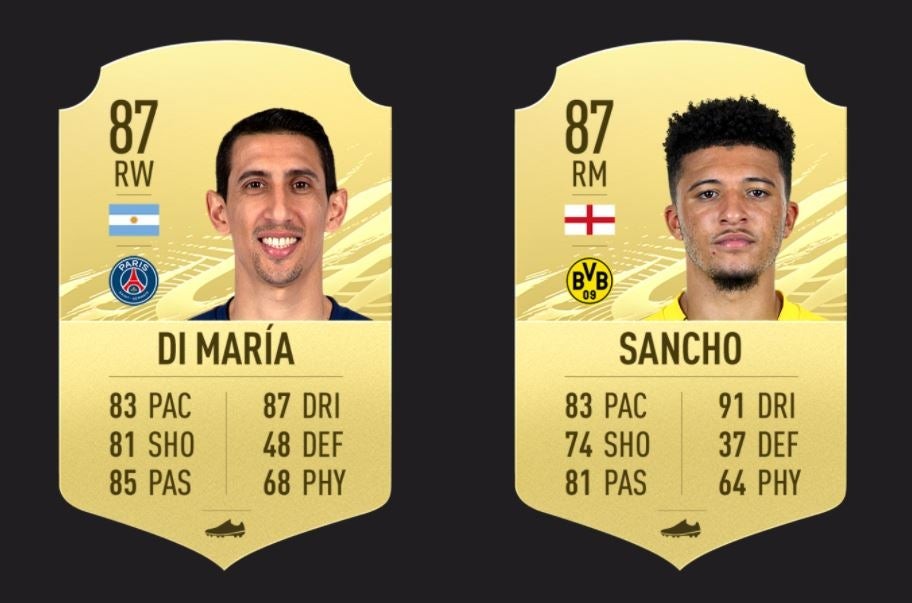 Jadon Sancho đi bóng khéo léo trong màu áo Borussia Dortmund tại FIFA 21