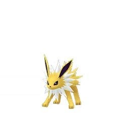 Jolteon dạng thường màu vàng trong Pokémon Go