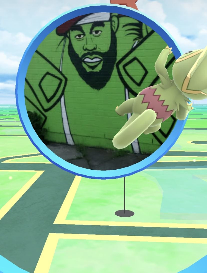 Kecleon ẩn mình trên PokéStop trong Pokémon Go