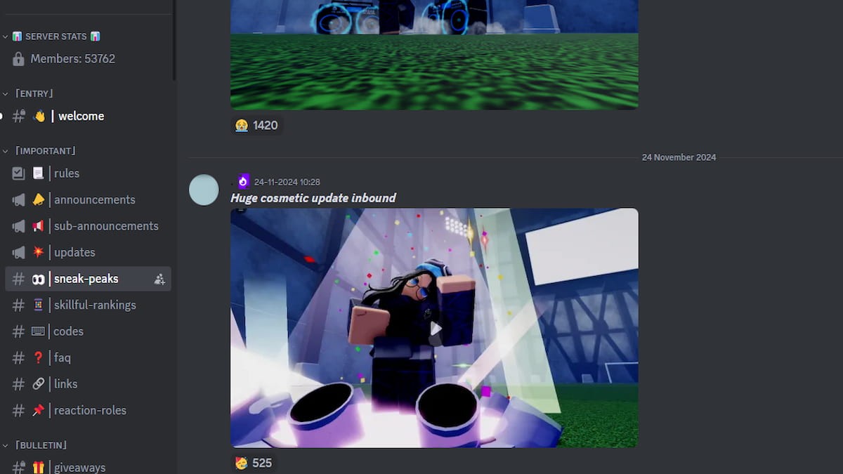 Kênh Discord chính thức của Skillful với các kênh thông tin