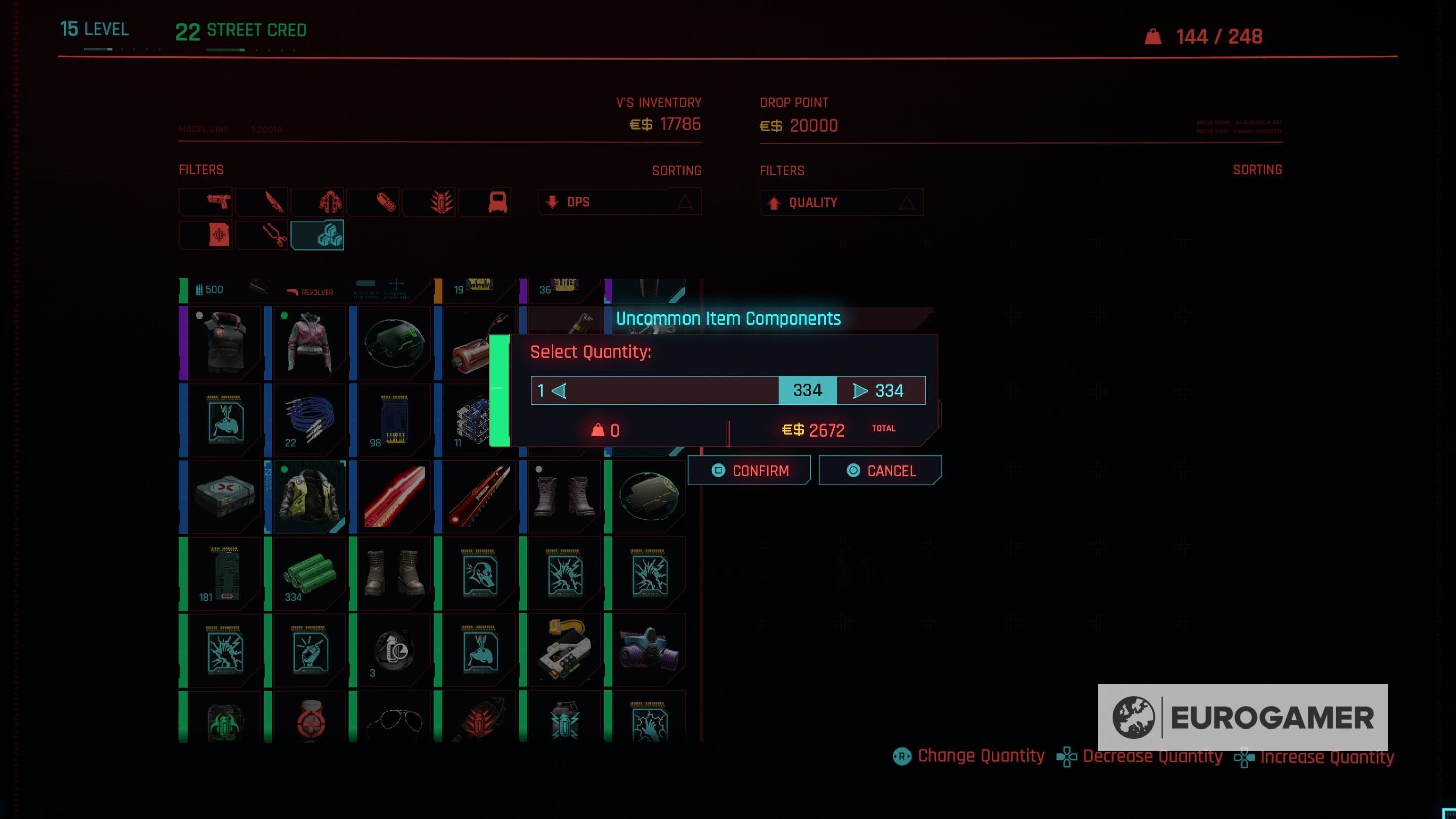 Khai thác lỗi từ máy bán hàng trong Cyberpunk 2077