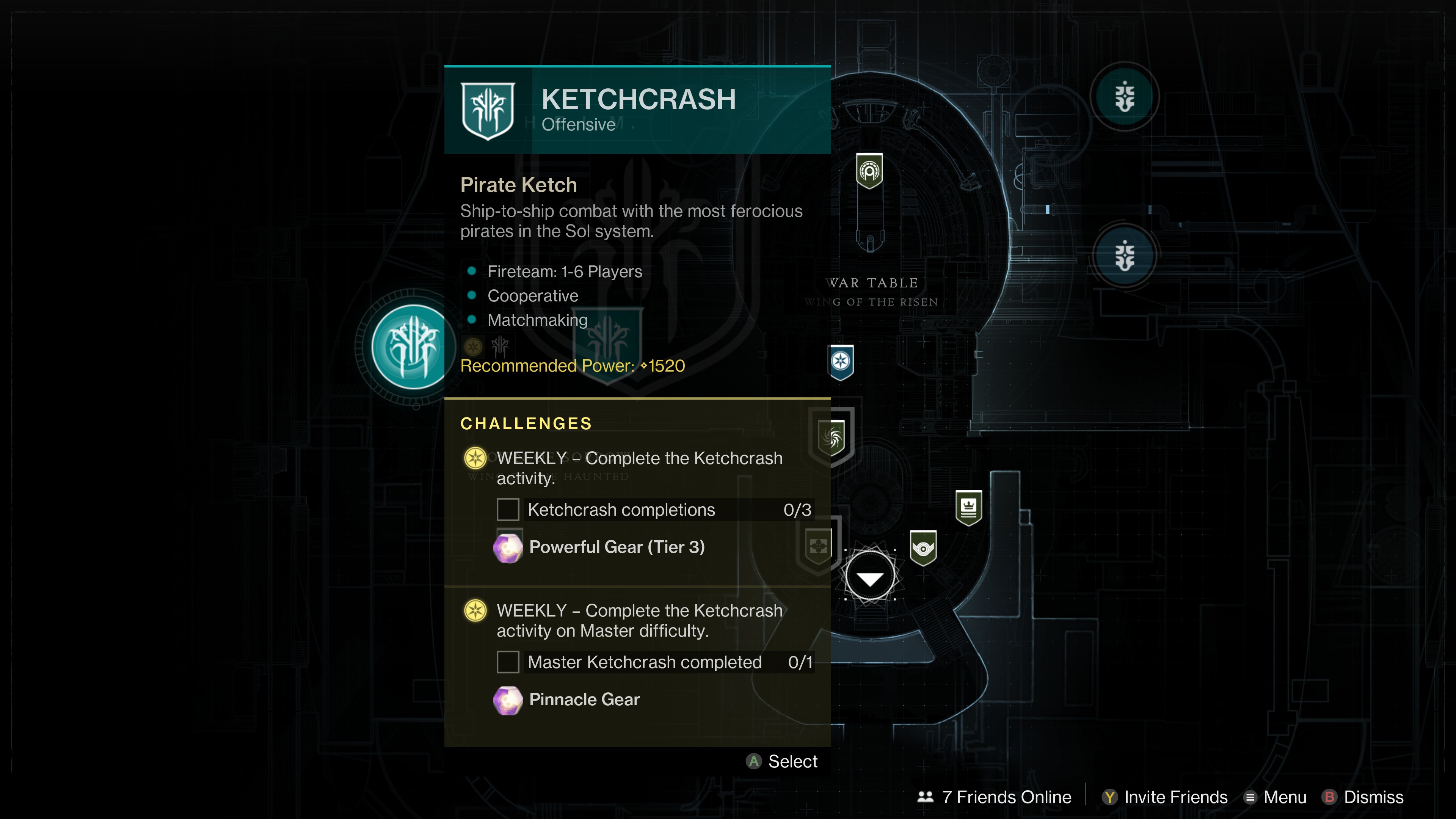 Khởi động Ketchcrash trong Destiny 2