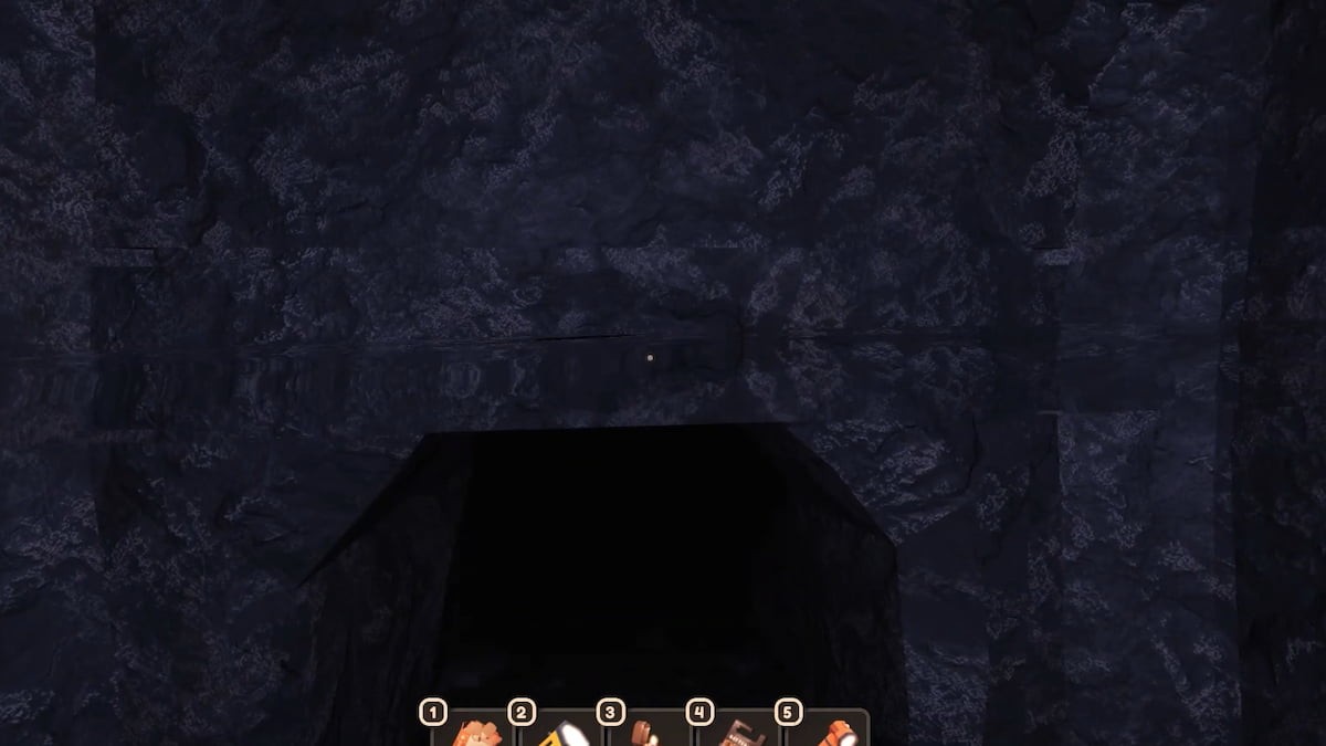 Khu vực ngập nước cần phải bơi qua trong Doors Floor 2 The Mines