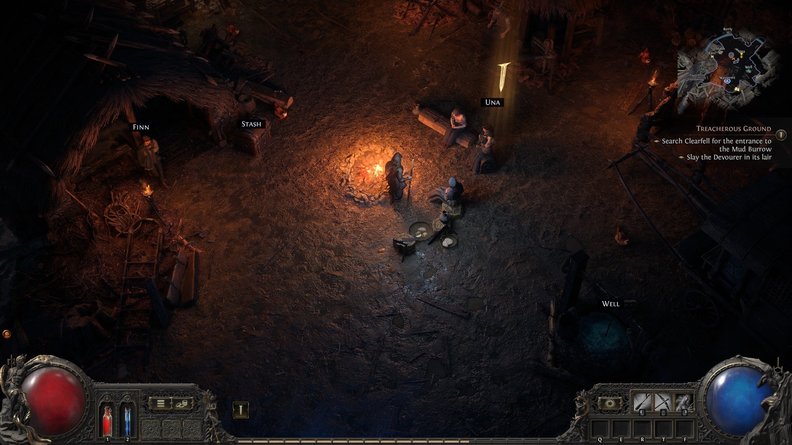 Khu vực trại trong Path of Exile 2