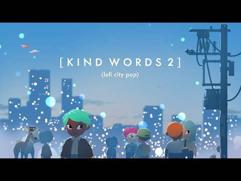 Khung cảnh thành phố lo-fi trong Kind Words 2 nơi người chơi có thể tương tác và chia sẻ