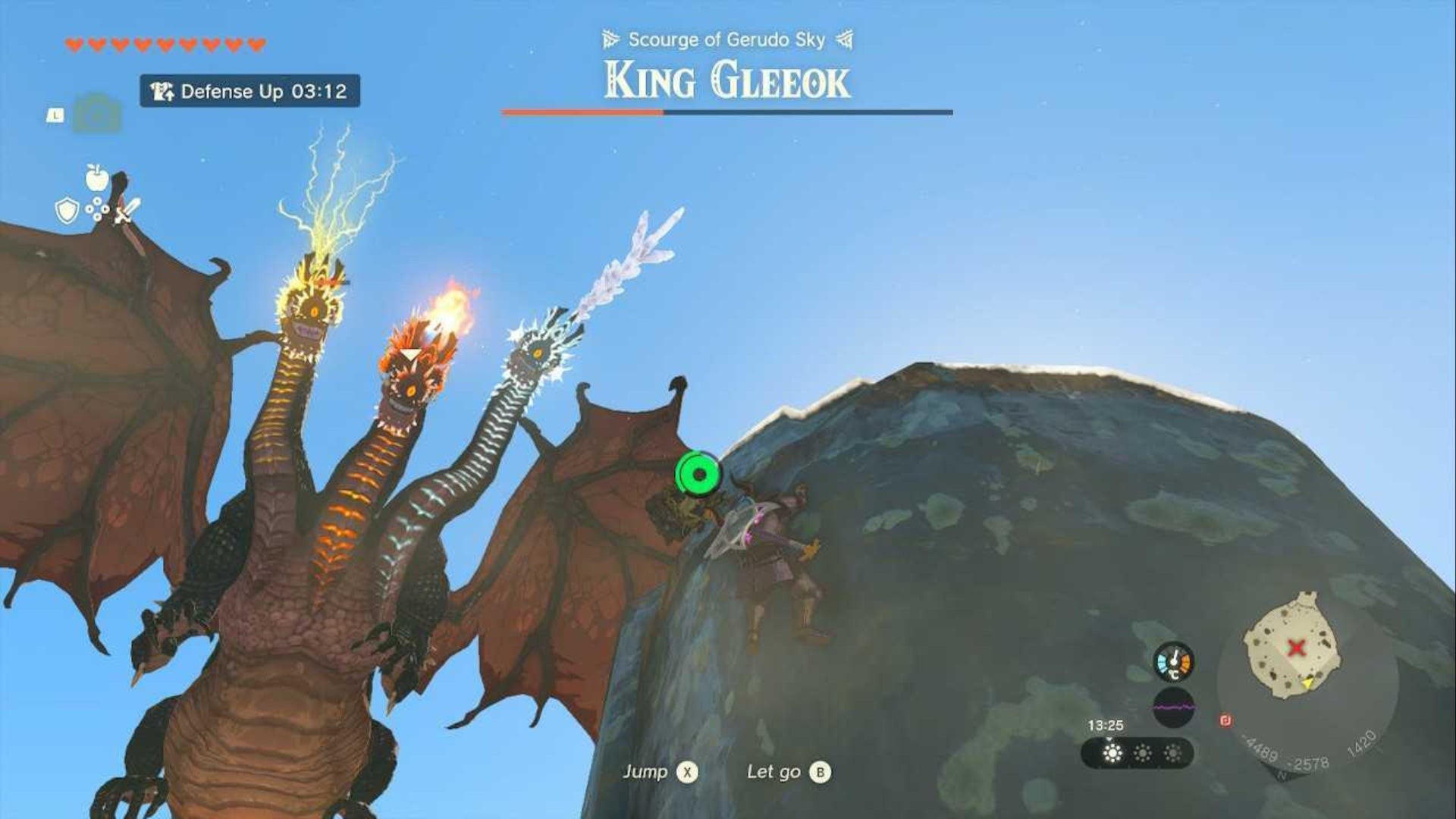 King Gleeok tìm kiếm Link, không hề đáng sợ chút nào...