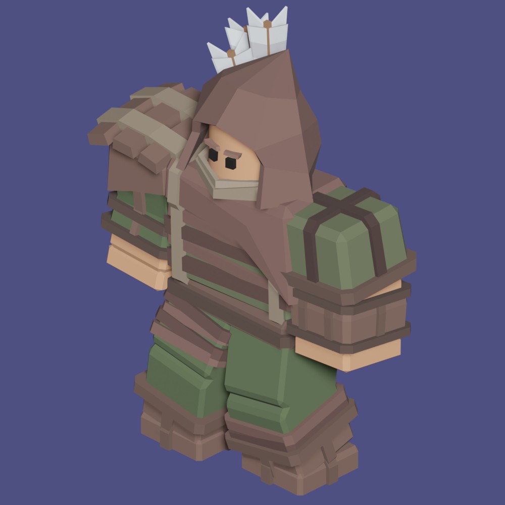 Kit Archer Roblox Bedwars tăng sát thương tầm xa