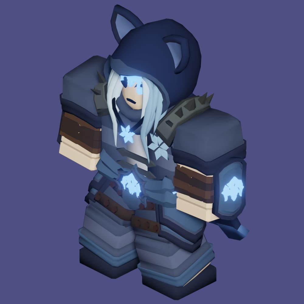 Kit Freiya Roblox Bedwars làm chậm kẻ địch bằng kiếm băng