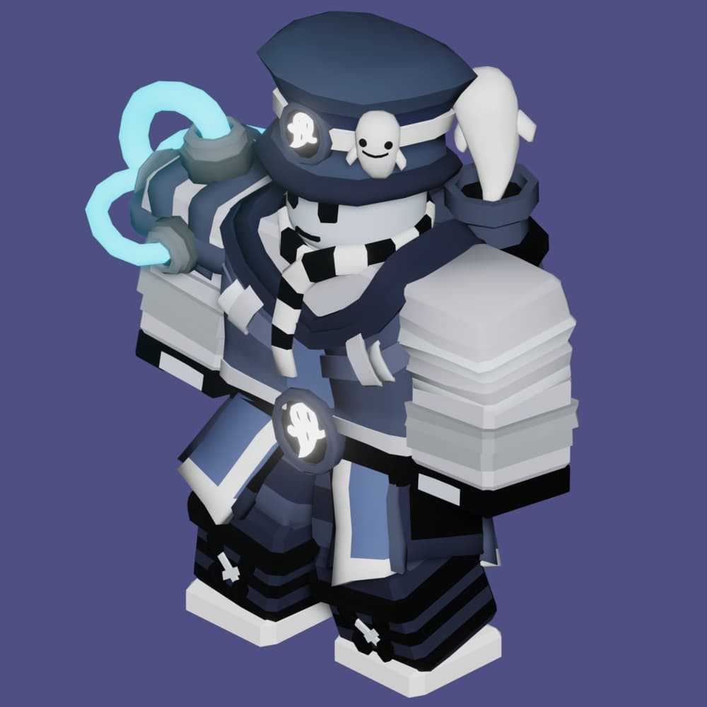 Kit Gompy Roblox Bedwars hút và phóng ma tấn công