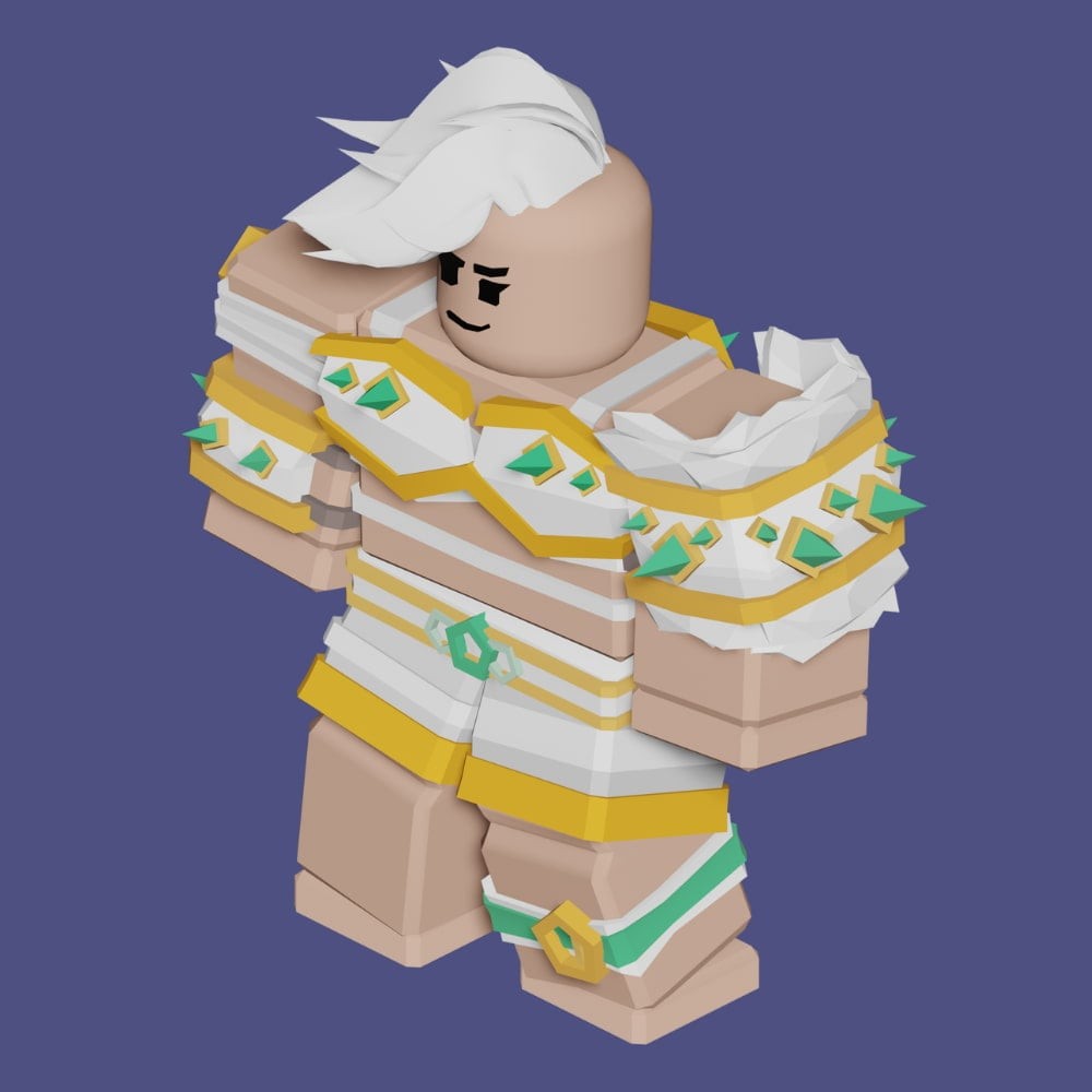 Kit Jade Roblox Bedwars dùng búa hất tung đối thủ