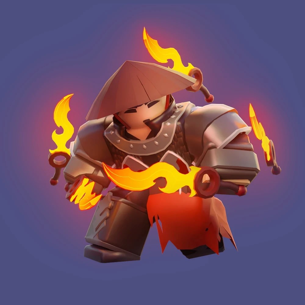 Kit Lian Roblox Bedwars ném kiếm rồng gây sát thương lớn