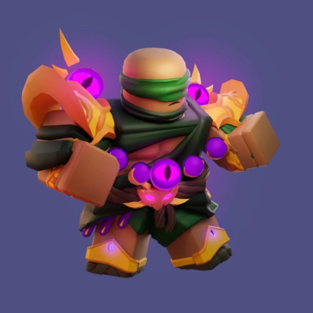 Kit Nazar Roblox Bedwars tích trữ sát thương để hồi máu