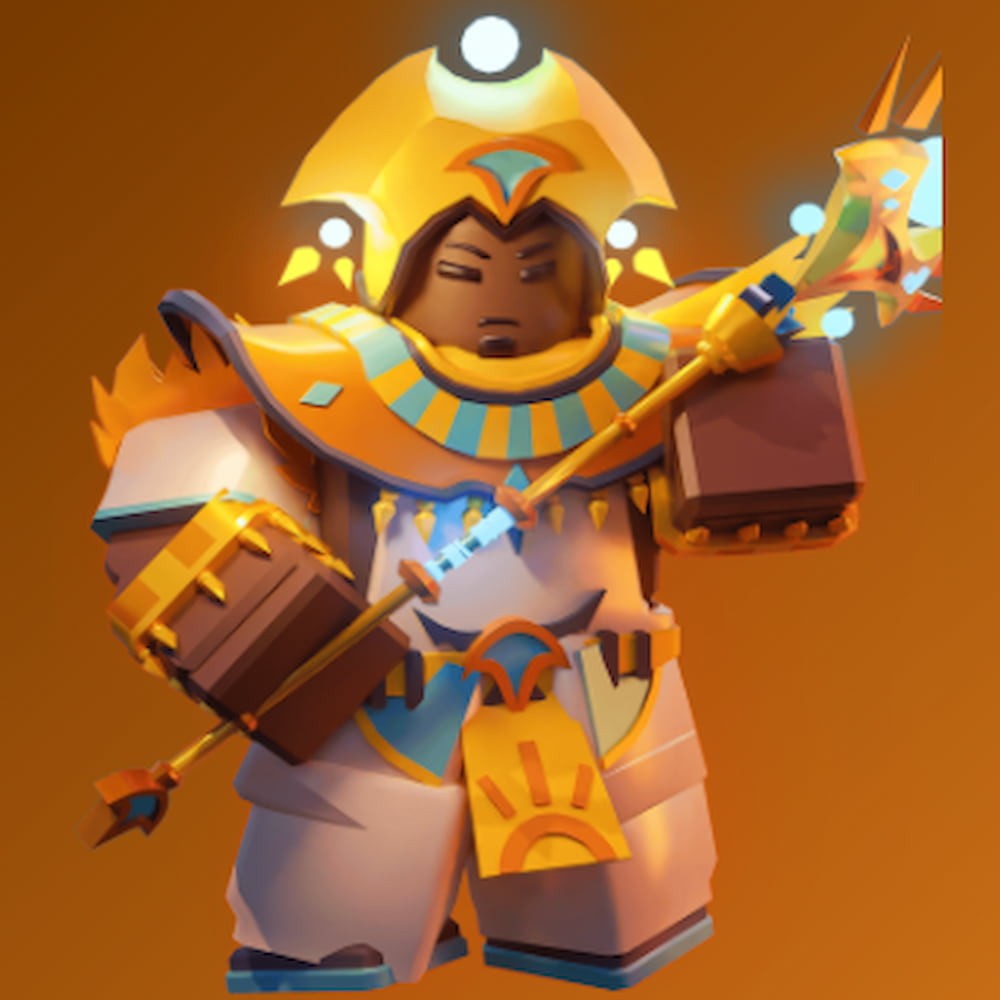 Kit Nyoka Roblox Bedwars dùng trượng hồi máu