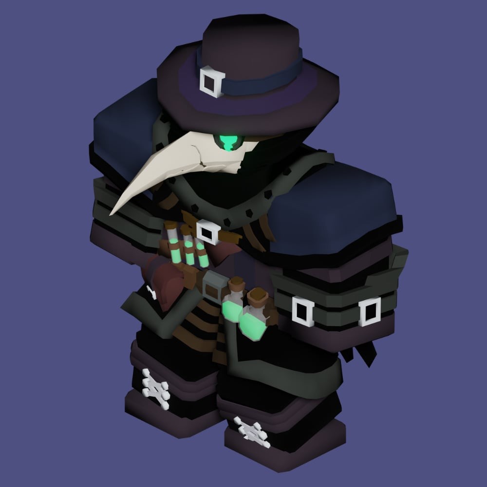 Kit Raven Roblox Bedwars điều khiển quạ gây độc