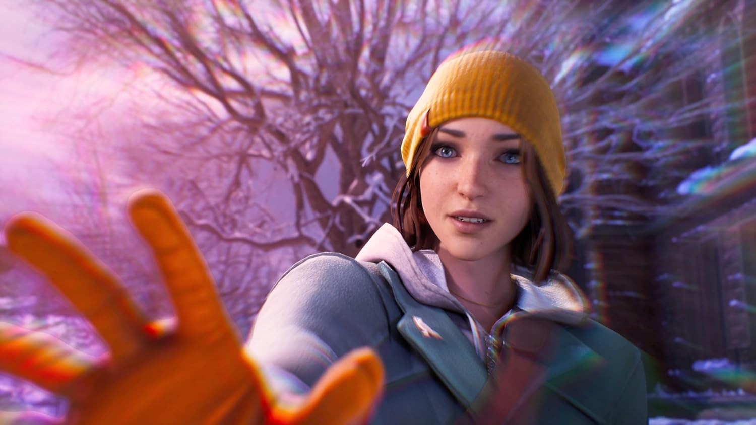 Life is Strange: Double Exposure - Max đang giơ tay lên.
