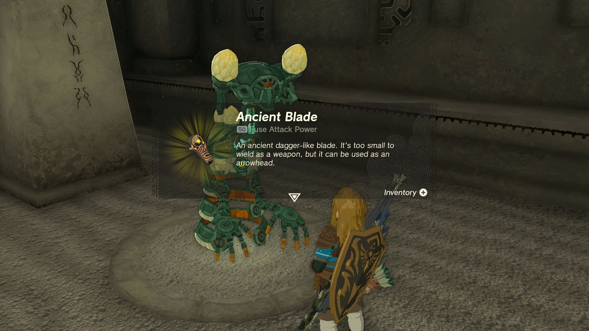 Link nhận Ancient Blade từ Cỗ Máy Zonai