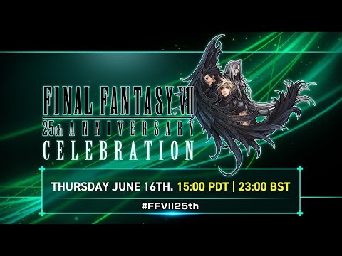 Logo Final Fantasy VII 25th Anniversary Celebration - Sự kiện kỷ niệm FF7