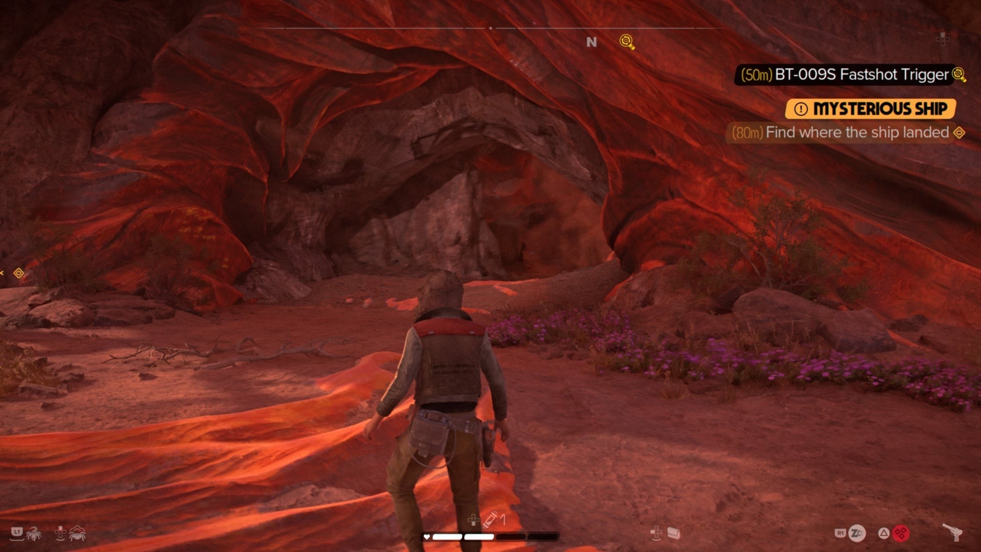 Lối vào đường hầm gió bên trong Typhon's Rock Star Wars Outlaws