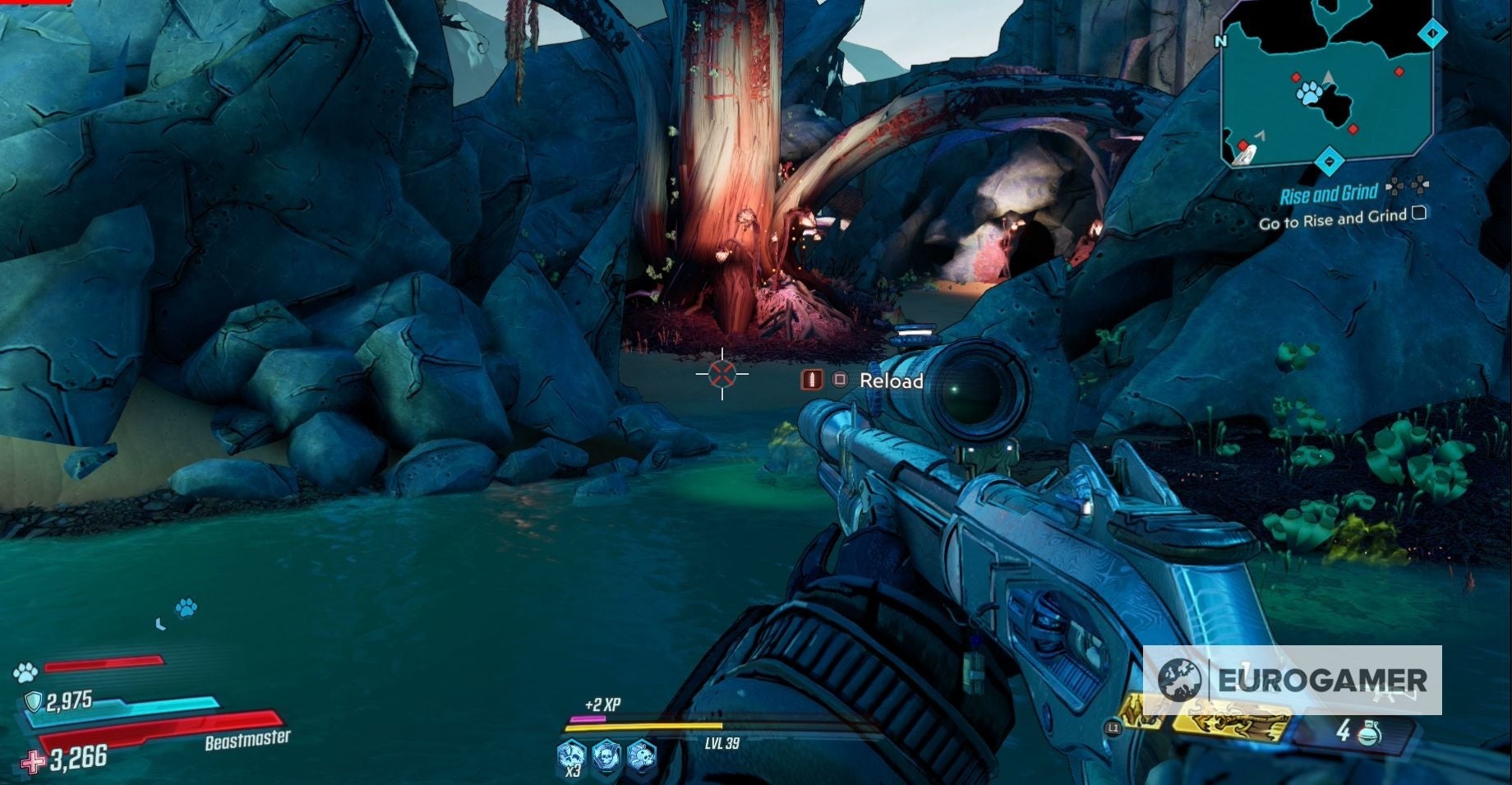 Lối vào hang ổ của Blinding Banshee tại Desolation's Edge - Borderlands 3