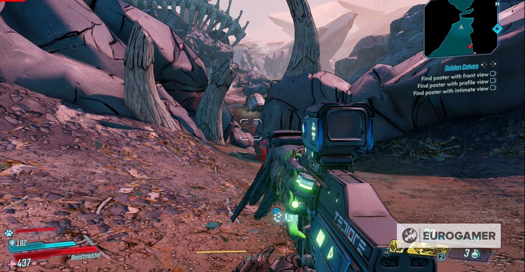 Lối vào Thung lũng Varkid nơi Lavender Crawly ẩn náu - Borderlands 3