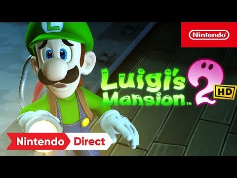 Luigi khám phá dinh thự ma ám trong Luigi's Mansion 2 HD - tựa game bán chạy trên Switch
