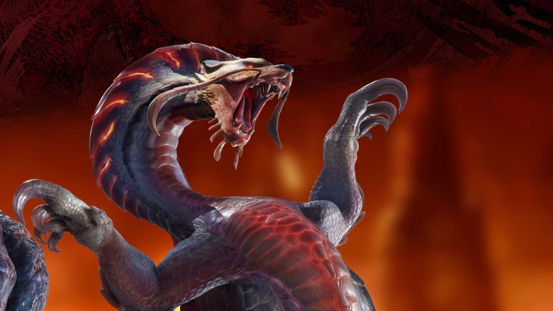 Magma Almudron biến thể dung nham của Almudron trong Sunbreak