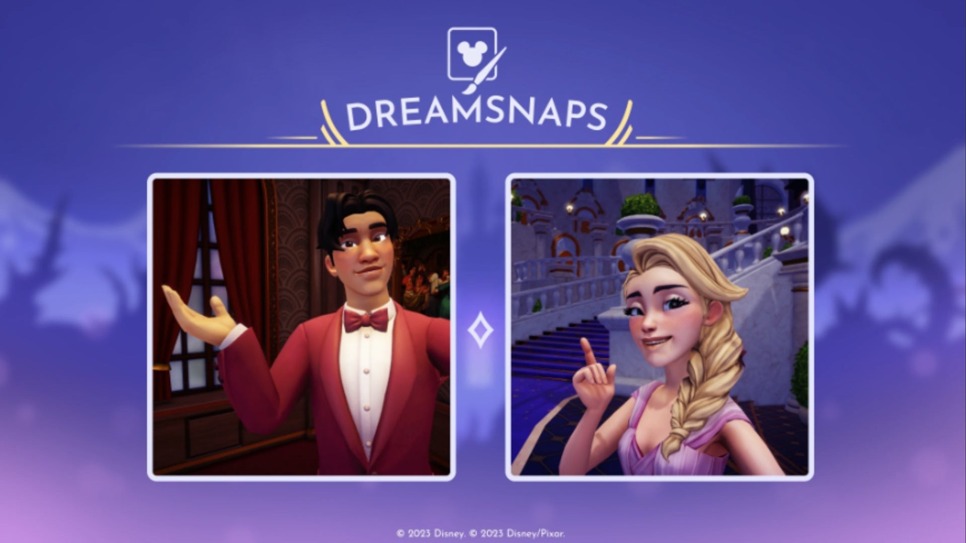 màn hình bình chọn thử thách DreamSnaps của Gameloft trong Disney Dreamlight Valley