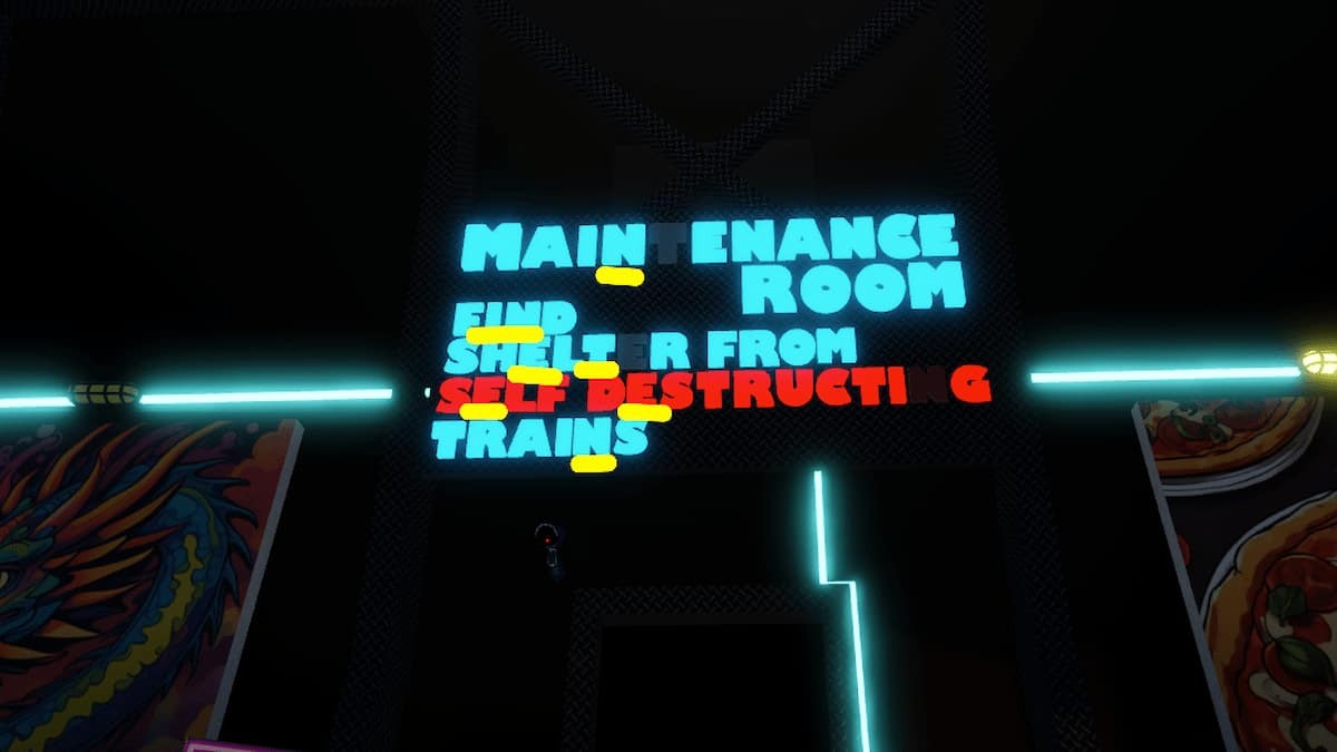 Manh mối số từ các chữ cái nhấp nháy trong Terminal Escape Room