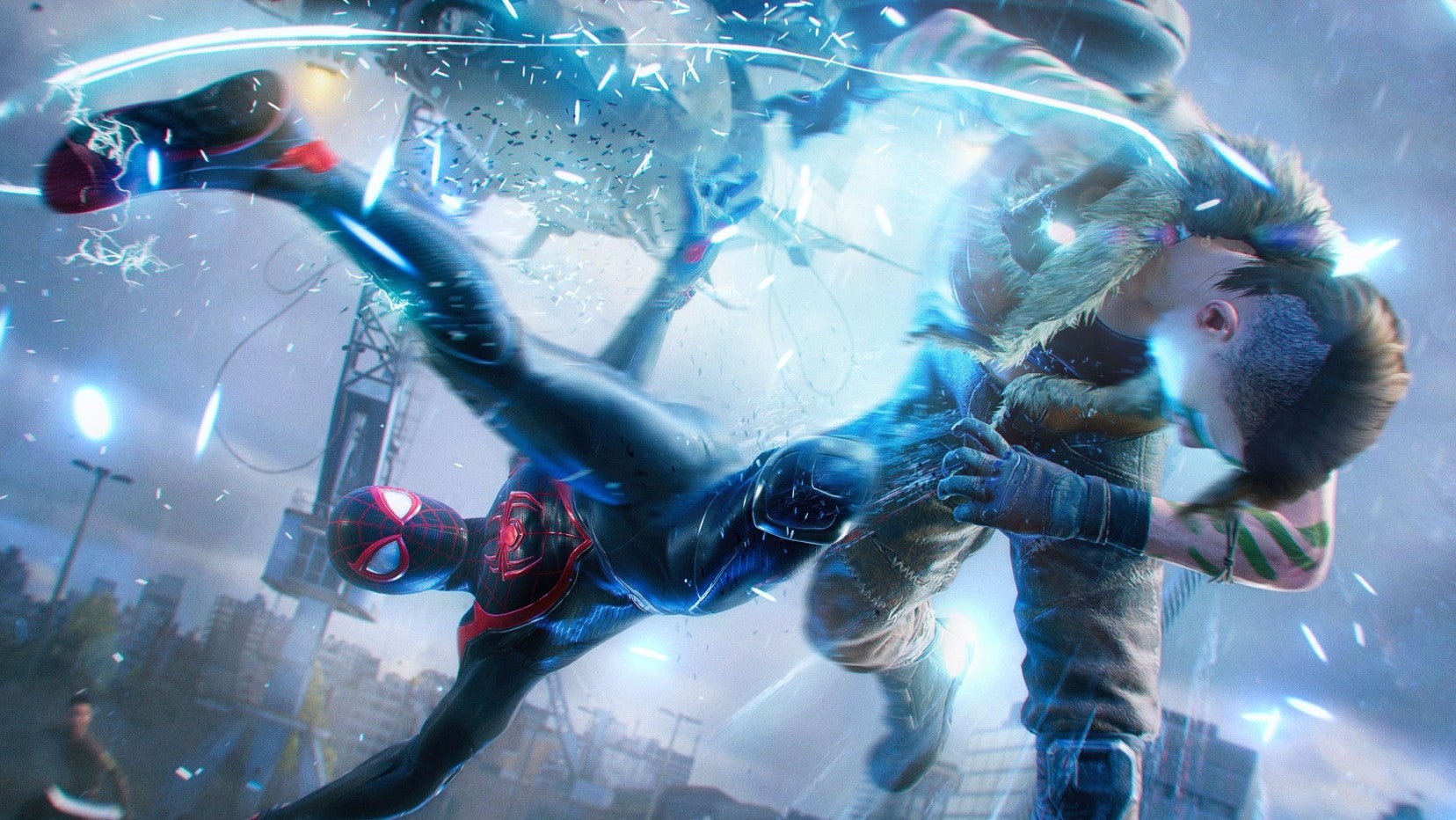 Marvel's Spider-Man 2: Miles Morales với vai trò Người Nhện.