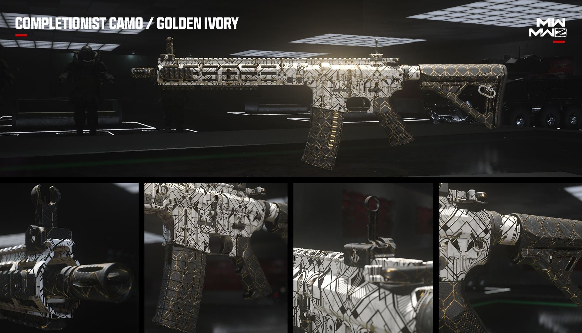 Mastery Camo Golden Ivory Zombies mới cho vũ khí MW2 trong MW3