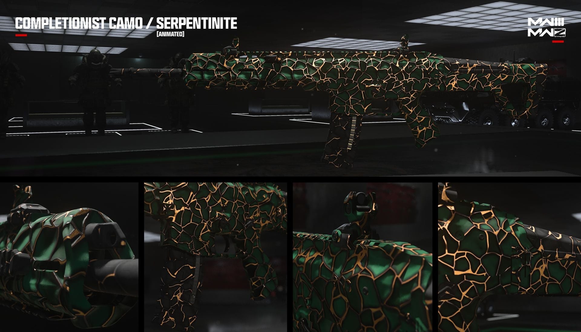 Mastery Camo Serpentinite trong Modern Warfare 3 Zombies