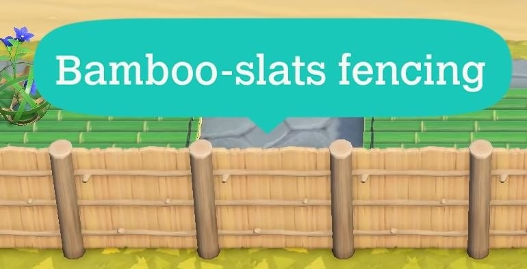 Mẫu hàng rào nan tre (Bamboo-slats fencing) thanh lịch kiểu Á Đông